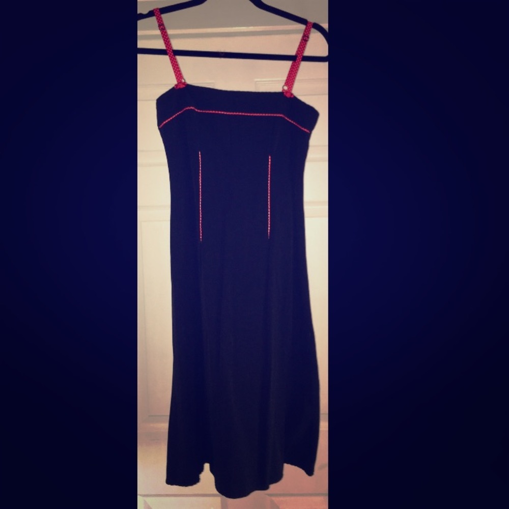 Rockabilly Dress Red and Black